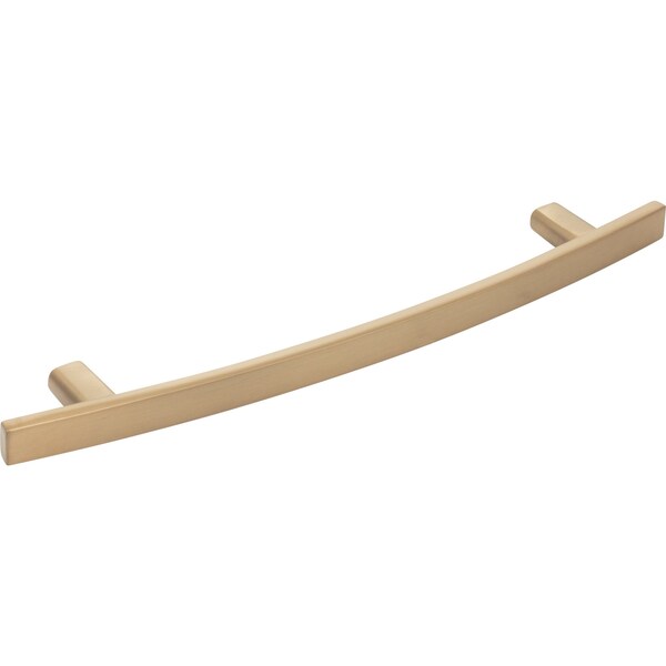 Elements By Hardware Resources 160 mm Center-to-Center Satin Bronze Square Thatcher Cabinet Bar Pull - 859-160SBZ