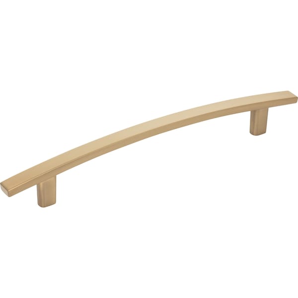Elements By Hardware Resources 160 mm Center-to-Center Satin Bronze Square Thatcher Cabinet Bar Pull - 859-160SBZ