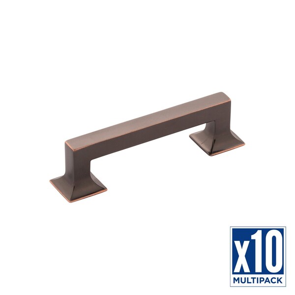 Hickory Hardware Pull 3-3/4 Inch (96mm) Center to Center, 10PK - P3011-OBH-10B