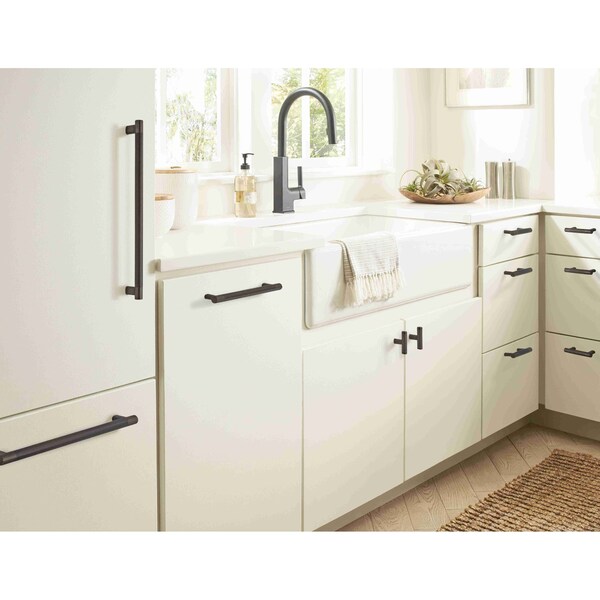 Amerock Bronx 12-5/8 in 320 mm Center-to-Center Oil Rubbed Bronze Cabinet Pull - BP36561ORB