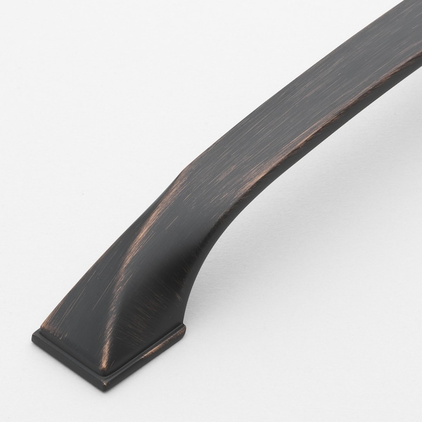 Gliderite Hardware 3-3/4 in. Center to Center Solid Twisted Bar Pull Oil Rubbed Bronze, 10PK - 4841-96-ORB-10