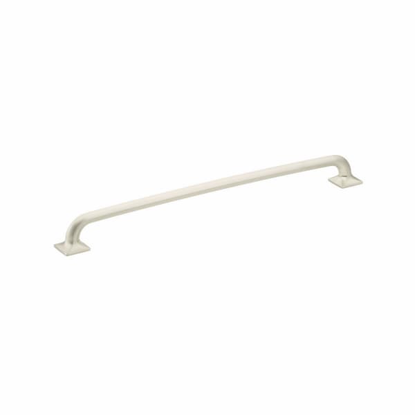 Schaub 12in Center to Center Northport Cabinet Pull Satin Nickel Finish - 209-15