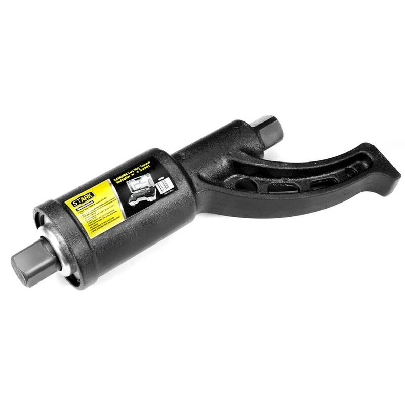 XtremepowerUS Heavy-Duty 33 mm CR-V Lug Nut Remover Wrench Torque Multiplier with 5400 NM Socket (4-Piece) - 18855-H