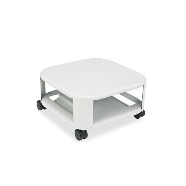 Master Products Master, MOBILE PRINTER STAND, TWO-SHELF, 17.8W X 17.8D X 8.5H, PLATINUM - 24050