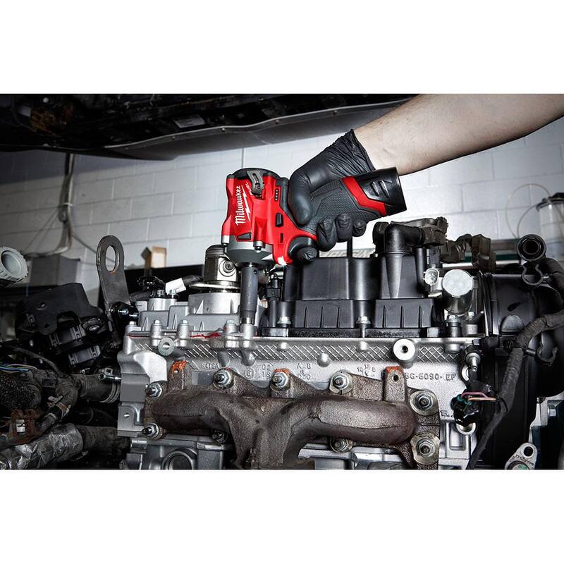 Milwaukee M12 FUEL One-Key 12-Volt Lithium-Ion Brushless Cordless 1/2 in. Digital Torque Wrench and 1/2 in. Impact Wrench (2-Tool) - 2466-20-2555P-20