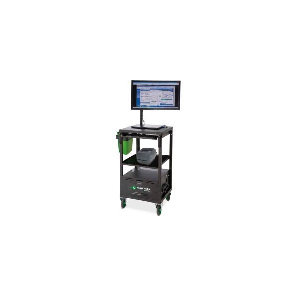 New Castle Systems Newcastle Systems EC Series EcoCart Mobile Powered Laptop Cart with 40AH Battery - EC350GBL