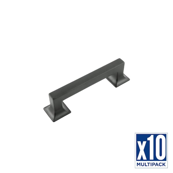 Hickory Hardware Pull 3-3/4 Inch (96mm) Center to Center, 10PK - P3011-MB-10B