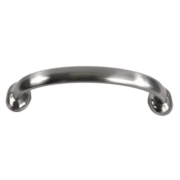 Pride Industrial 4-1/4in Deco Cabinet Pull with 3-3/4in Center to Center Satin Nickel Finish - P87215SN