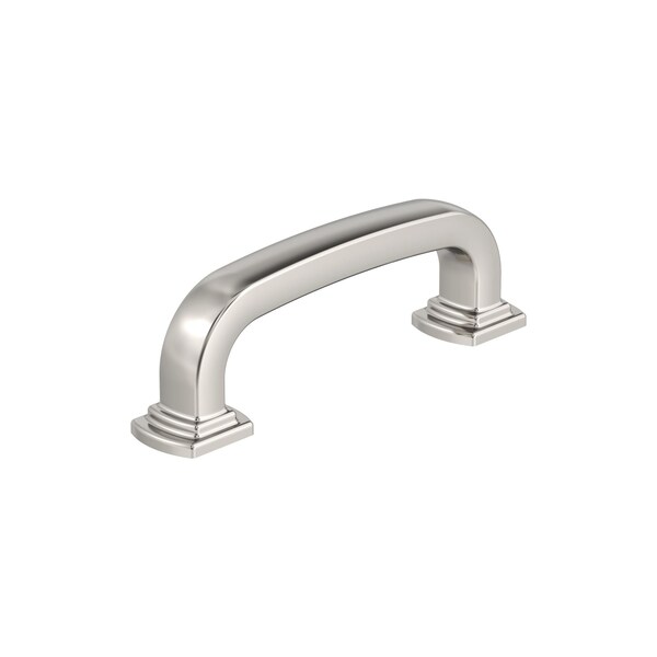 Amerock Surpass 3 inch 76mm Center-to-Center Polished Nickel Cabinet Pull - BP36897PN