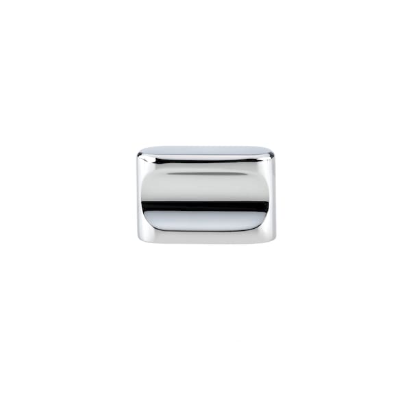 Richelieu 5/8 in (16 mm) Center-to-Center Chrome Contemporary Cabinet Pull - 788616140