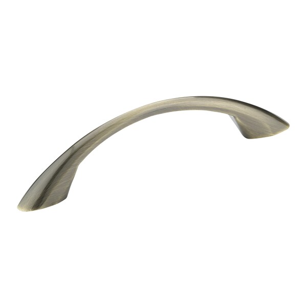 Richelieu 3-3/4 in. (96 mm) Center-to-Center Antique English Contemporary Drawer Pull - BP65017AE