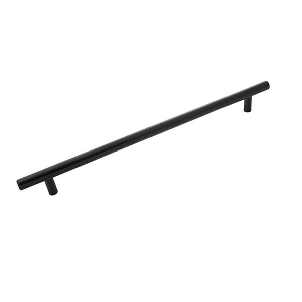 Belwith Products 256 mm Cabinet Bar Pull, Matte Black - BWHH075599 MB