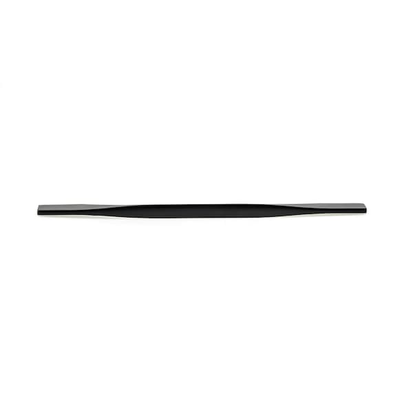 Richelieu 8 13/16 in to 10 1/8 in (224 mm to 256 mm) Matte Black Contemporary Drawer Pull - BP9253256900