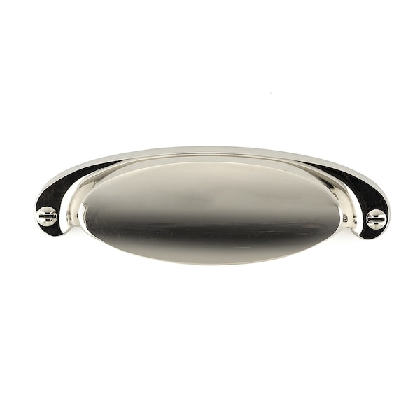 Richelieu 2-1/2 in. (64 mm) Center-to-Center Polished Nickel Contemporary Cup Pull - BP21064180