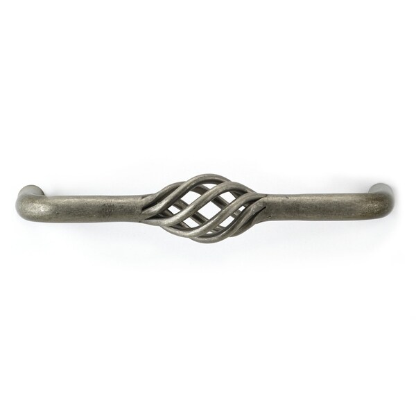 Richelieu 4 in (102 mm) Center-to-Center Natural Iron Traditional Drawer Pull - BP106100908