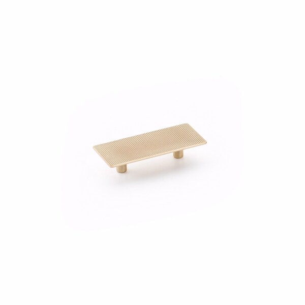 Schaub 48 mm Center to Center Modo Cabinet Pull Signature Satin Brass Finish - 1209-SSB