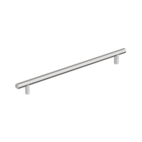 Amerock Caliber 10-1/16 in 256 mm Center-to-Center Polished Chrome Cabinet Pull - BP3687726