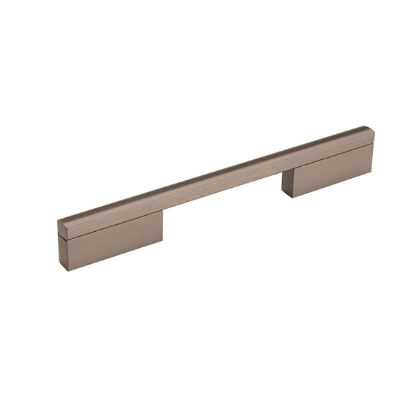 Amerock Separa 6-5/16 in 160 mm Center-to-Center Black Brushed Nickel Cabinet Pull - BP36735BBN