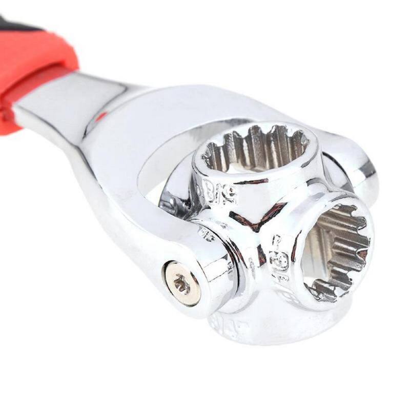 D-Unique Tools 5/16 in., 3/8 in., 7/16 in, 1/2 in., 9/16 in. 5/8 in., 11/16 in. 3/4 in. 48 in 1 Universal Socket Torque Wrench - 15392