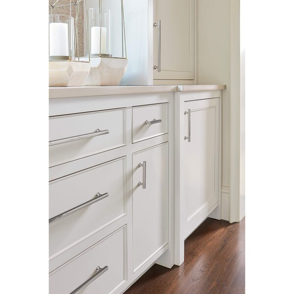 Amerock Everett 3-3/4 inch 96mm Center-to-Center Polished Chrome Cabinet Pull - BP3710426
