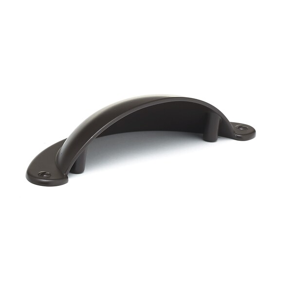 Richelieu 3 in. (76 mm) Center-to-Center Oil-Rubbed Bronze Traditional Cup Pull - BP82333ORB