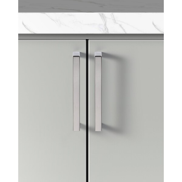 Sapphire Solar 5 in. (128 mm) Center-to-Center CTC, Modern Cabinet Pull (5-Pack) - SP-2042C-128-SN-5