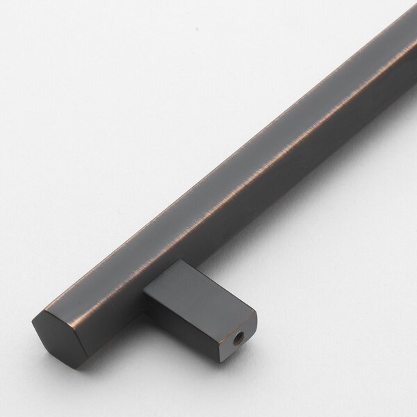 Gliderite Hardware 5-1/16 in. Center to Center Hexagon Bar Pull Oil Rubbed Bronze, 25PK - 4791-128-ORB-25
