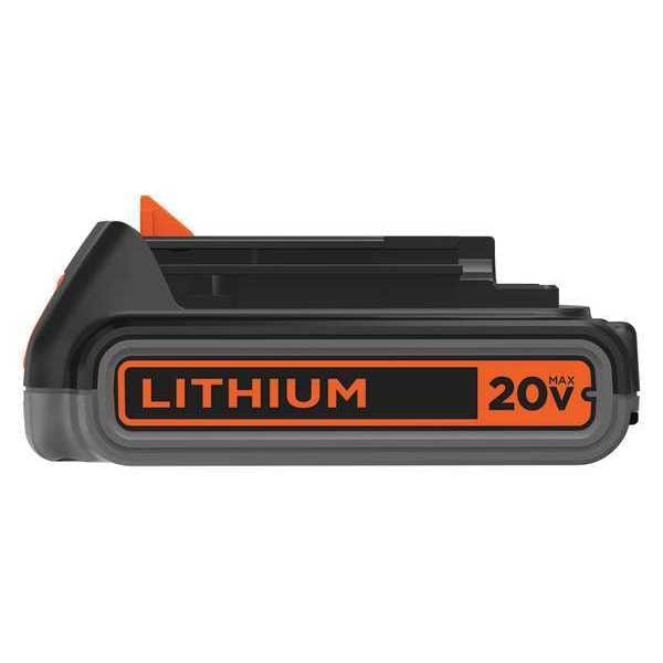 Black & Decker 20V MAX* 2.0 Ah Lithium Battery Pack - LBXR2020-OPE