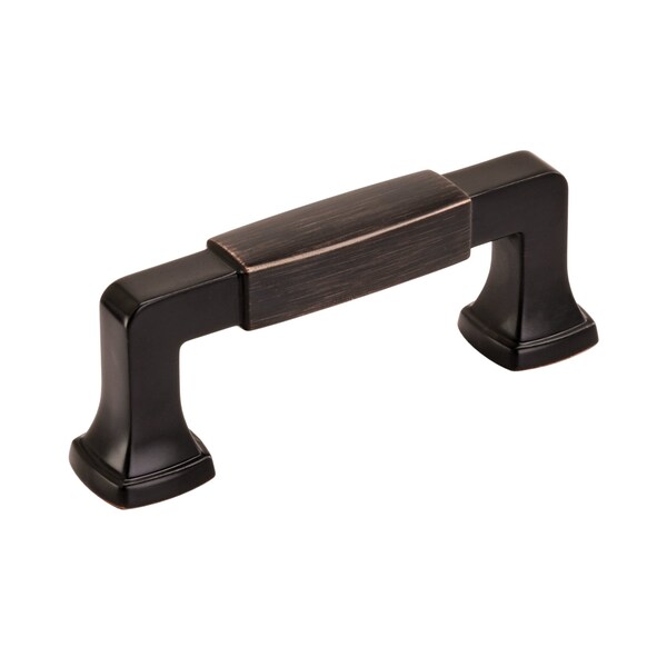 Amerock Stature 3 in 76 mm Center-to-Center Oil Rubbed Bronze Cabinet Pull - BP36891ORB
