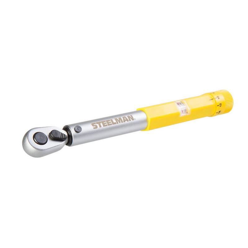 Steelman 1/4 in. Drive 30 in./lbs. - 150 in./lbs. Micro-Adjustable Torque Wrench - 96249