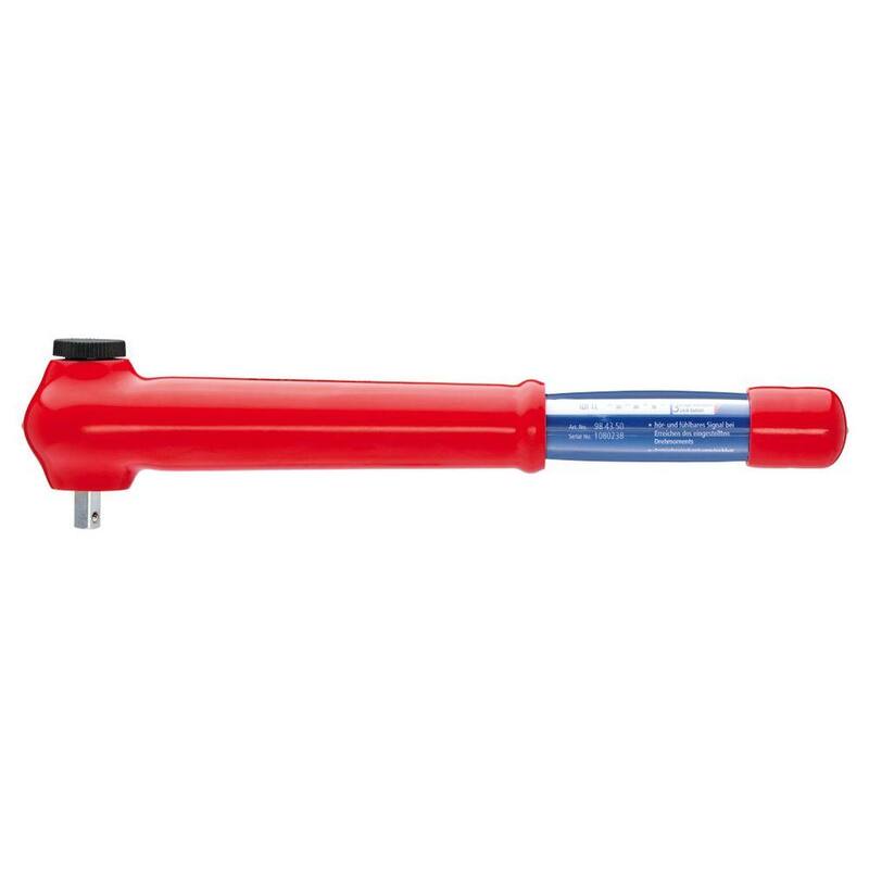 KNIPEX Torque Wrench with 1,000V insulated-1/2 in. Drive - 98 43 50