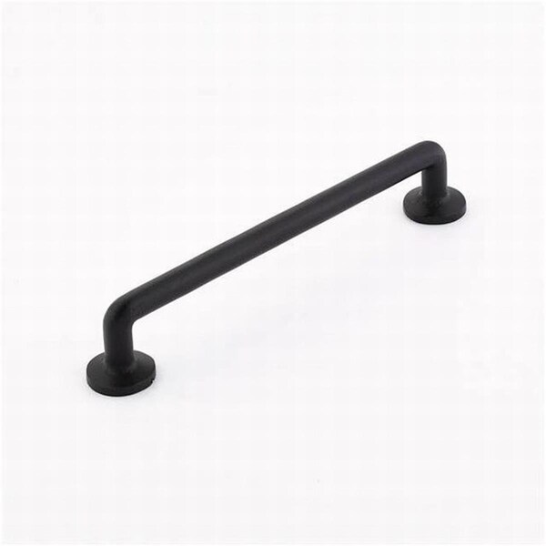Patioplus 6 in. Center to Center Bronze Rod Cabinet Pull, Flat Black - PA1647262