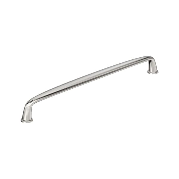 Amerock Kane 10-1/16 inch 256mm Center-to-Center Polished Nickel Cabinet Pull - BP53810PN