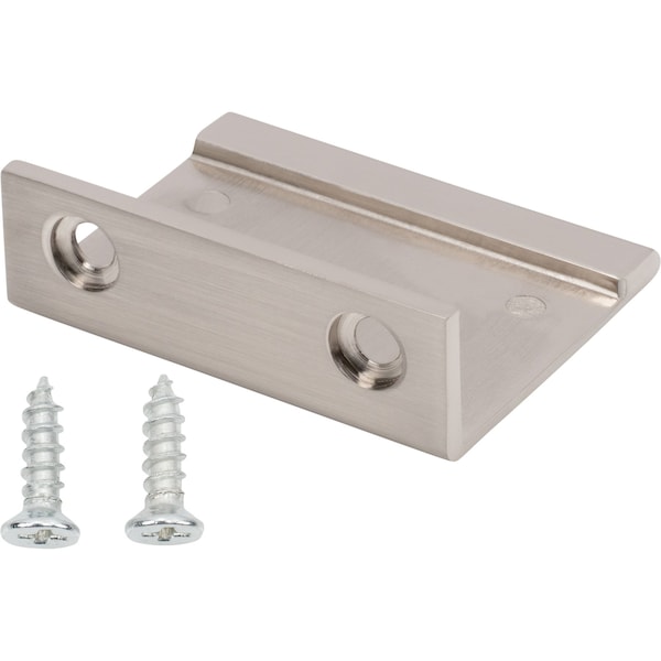 Designperfect 1-1/4'' Center-to-Center Cabinet Tab Pull, Brushed Satin Nickel, 25PK - DPA25F421SNB