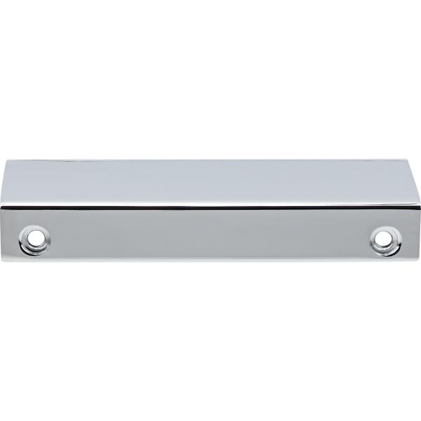 Designperfect 3-3/4'' Center-to-Center Cabinet Tab Pull, Polished Chrome, 25PK - DPA25F423PC