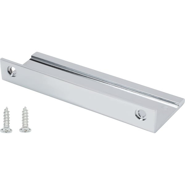 Designperfect 3-3/4'' Center-to-Center Cabinet Tab Pull, Polished Chrome, 25PK - DPA25F423PC