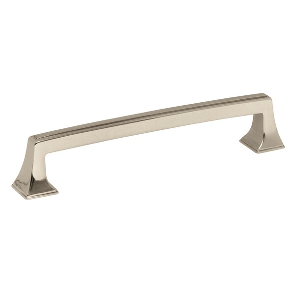 Amerock Mulholland 6-5/16 inch 160mm Center-to-Center Polished Nickel Cabinet Pull - 2000734
