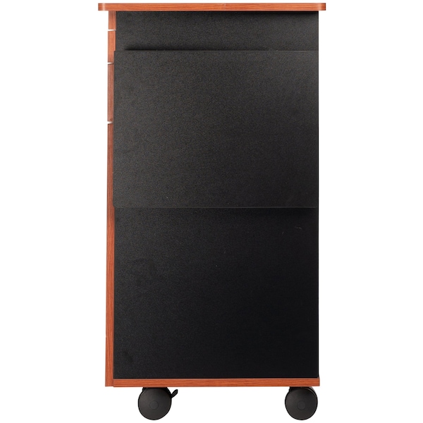 Oklahoma Sound Multimedia Cart, 38" H, 35 lb Ld Cap., Teak - MMC