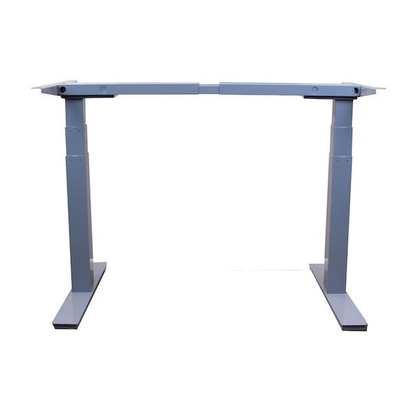 Uncaged Ergonomics Rise Up Dual Motor Electric Standing Desk Frame Legs 26.1-51.6" Gray - RUG