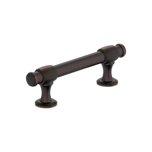Amerock Winsome 3 inch 76mm Center-to-Center Oil Rubbed Bronze Cabinet Pull - BP36770ORB