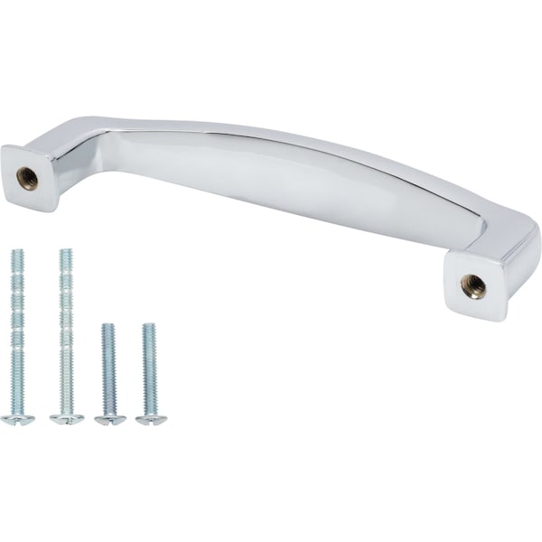 Designperfect 3-3/4'' Center-to-Center Handle Pull, Polished Chrome - DPA-S873PC