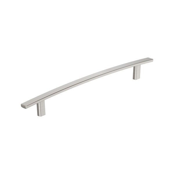 Amerock Cyprus 10-1/16 inch 256mm Center-to-Center Satin Nickel Cabinet Pull - BP26210G10