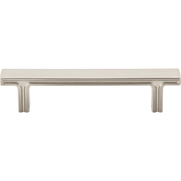 Jeffrey Alexander 96 mm Center-to-Center Satin Nickel Square Anwick Cabinet Pull - 867-96SN
