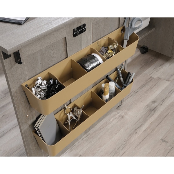 Sauder Sewing Craft Cart Myo , Drop leaf provides extra work space for sewing or crafts - 426136