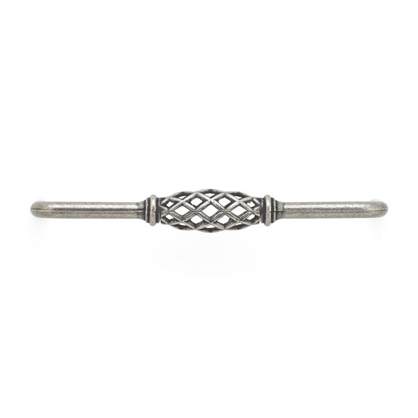 Richelieu 6-5/16 in. (160 mm) Center-to-Center Natural Iron Traditional Drawer Pull - BP767160908
