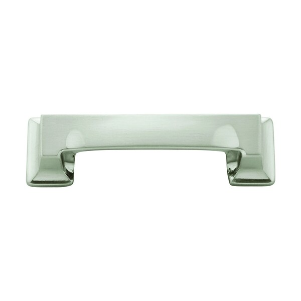 Hickory Hardware Cup Pull 3 Inch & 3-3/4 Inch (96mm) Center to Center - P3013-SN