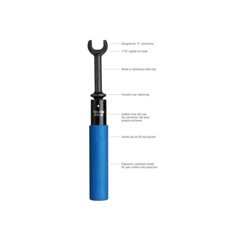 Jonard 7/16 in. 30 in./lb. Torque Wrench Full Head - TWAF-71630