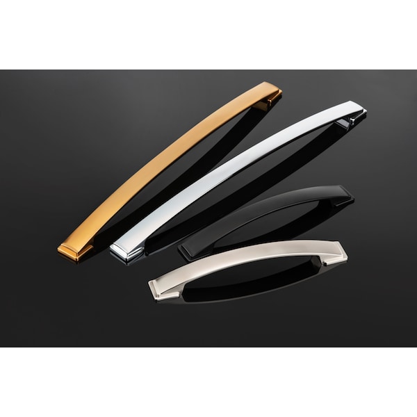 Richelieu 6 5/16 in (160 mm) Center-to-Center Aurum Brushed Gold Contemporary Cabinet Pull - BP83235160158