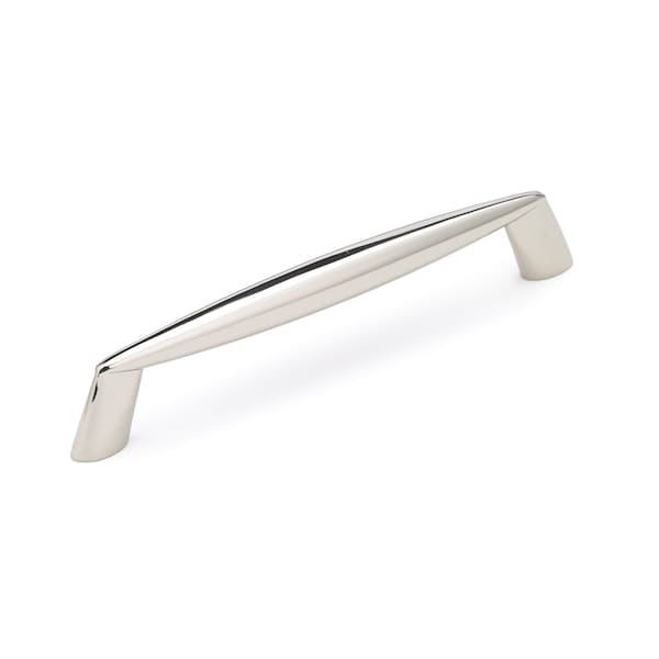 Richelieu 5-1/16 in. (128 mm) Center-to-Center Polished Nickel Contemporary Drawer Pull - BP805128180