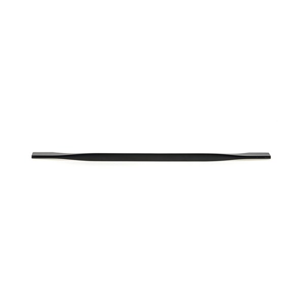 Richelieu 11 3/8 in to 12 5/8 in (288 mm to 320 mm) Matte Black Contemporary Drawer Pull - BP9253320900